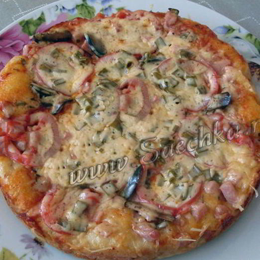 Наливная пицца в мультиварке