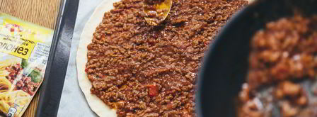 пицца болоньезе. Шаг 8