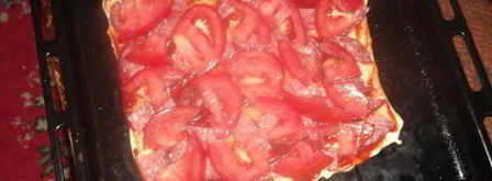 пицца на слоеном тесте. Шаг 7