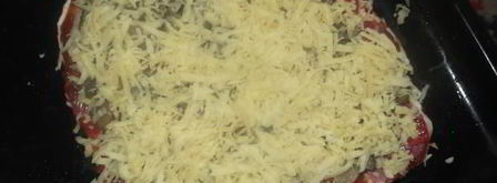 пицца на слоеном тесте. Шаг 9