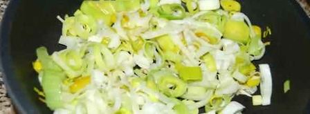 пицца овощная, усиленная ветчиной. Шаг 51