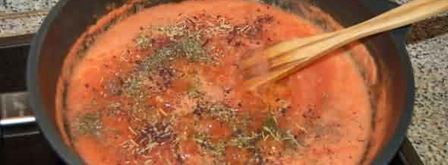 пицца овощная, усиленная ветчиной. Шаг 45