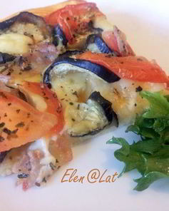 Пицца с баклажанами