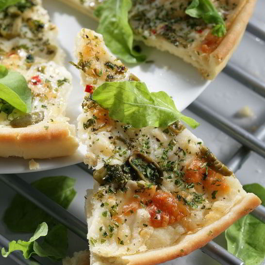 Рецепт пиццы с козьим сыром