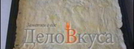 пицца с курицей, шампиньонами и сыром без томатной основы. Шаг 14