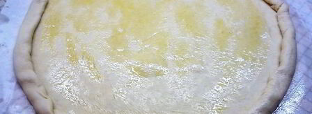 пицца с ветчиной, инжиром и козьим сыром. Шаг 10