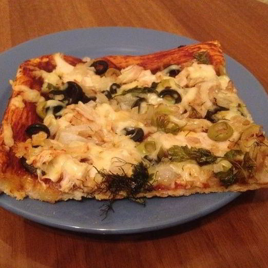 Рыбная пицца