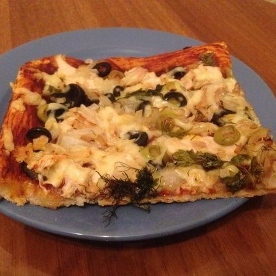 Рецепт рыбной пиццы