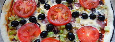 сытная пицца с яично-сметанной заливкой. Шаг 11