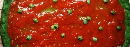 зеленая пп пицца. Шаг 3