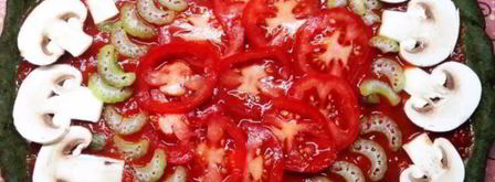 зеленая пп пицца. Шаг 4