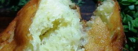 картофельные пончики с куриными кексами. Шаг 7