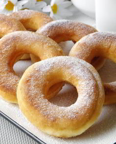 Пончики на кефире за 15 минут