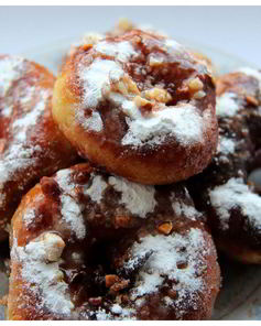 Пончики с шоколадом