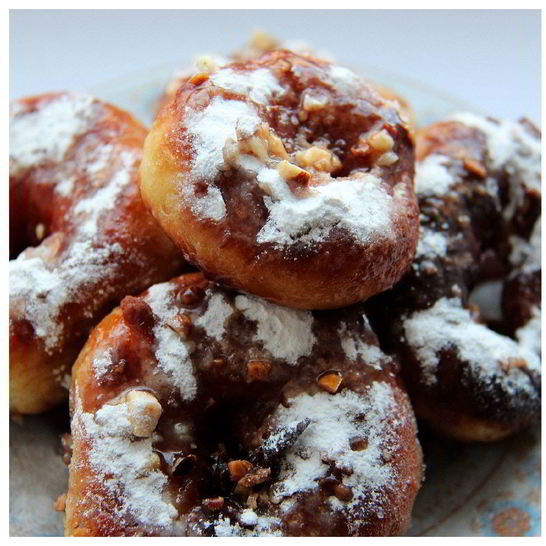 Рецепт пончиков с шоколадом