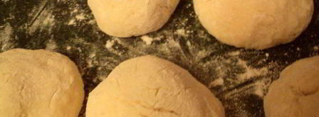 творожные пончики с клубникой. Шаг 6