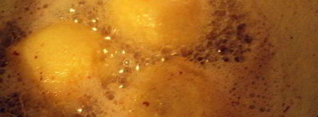 творожные пончики с клубникой. Шаг 7