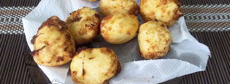 творожные пончики с шоколадом. Шаг 10