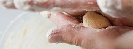 творожные пончики в сахарной пудре. Шаг 4