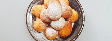 творожные пончики в сахарной пудре. Шаг 6