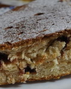 Коврижка с вареньем постная в мультиварке