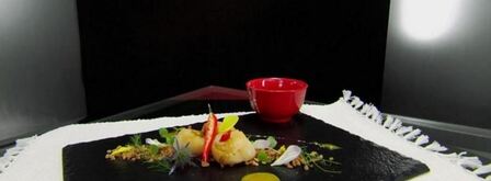 морской гребешок на прянике с мандариновым кремом. Шаг 8