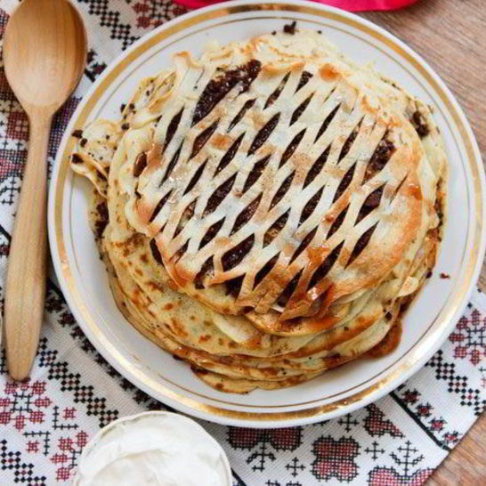 Рецепт блинной шарлотки