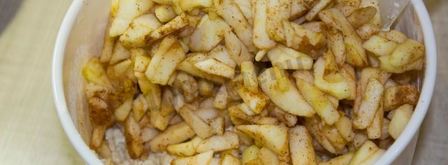 диетическая шарлотка из геркулеса с яблоками. Шаг 16