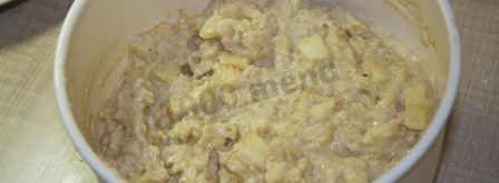 диетическая шарлотка из геркулеса с яблоками. Шаг 17