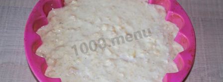 диетическая шарлотка из геркулеса с яблоками. Шаг 20