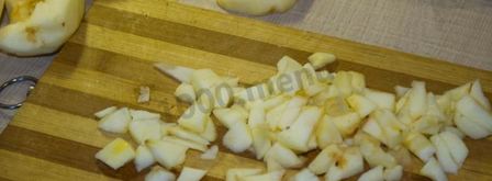 диетическая шарлотка из геркулеса с яблоками. Шаг 10