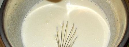 фисташковая шарлотка с персиками. Шаг 7