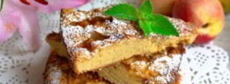 классическая шарлотка с яблоками и нектаринами. Шаг 8