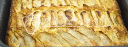 нежная шарлотка с яблоками в духовке. Шаг 13