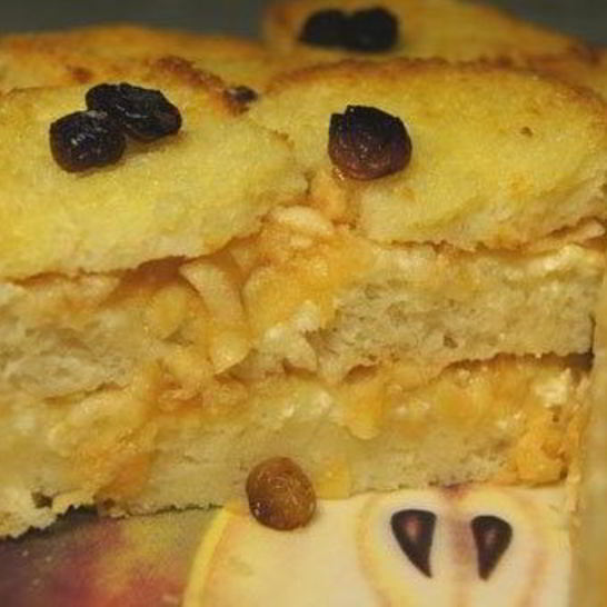 Рецепт шарлотки из сухарей с яблоками