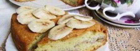 шарлотка с бананом. Шаг 6