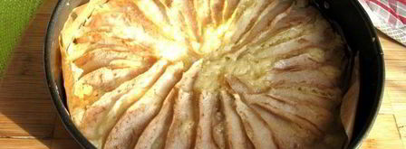 шарлотка с грушами. Шаг 10