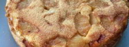 шарлотка с корицей и яблоками. Шаг 6