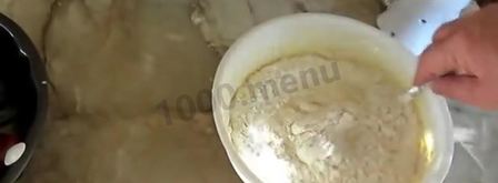 шарлотка творожная с творогом в духовке. Шаг 5