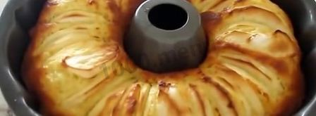 шарлотка творожная с творогом в духовке. Шаг 8