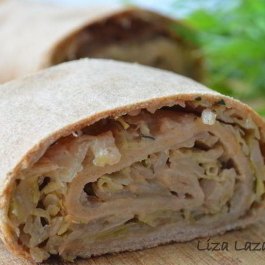 Рецепт австрийского штруделя с капустой