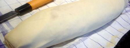 ореховый штрудель с миндальным соусом. Шаг 7