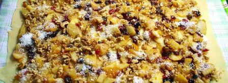 рождественский яблочный штрудель с орехами и сухофруктами. Шаг 10