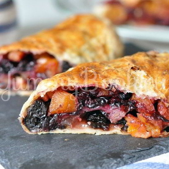 Рецепт штруделя с фруктами и сухофруктами