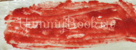 штрудель с фруктами и сухофруктами. Шаг 4