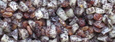 штрудель с грушами, изюмом и маком. Шаг 5