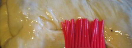 штрудель с грушами, изюмом и маком. Шаг 9