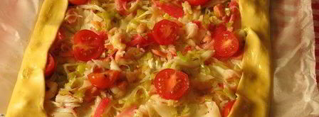 штрудель с крабовыми палочками. Шаг 12