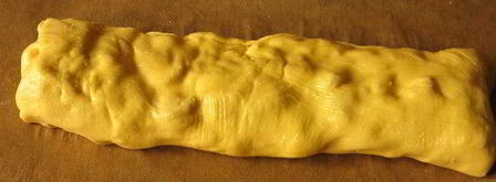 штрудель с крабовыми палочками. Шаг 14