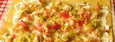 штрудель с крабовыми палочками. Шаг 10